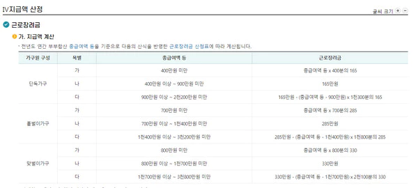 지급액-계산공식